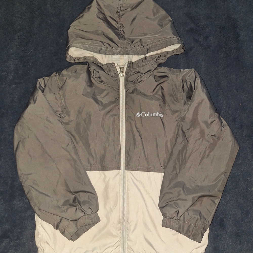 Columbia Kids Two-Tone Gray Raincoat